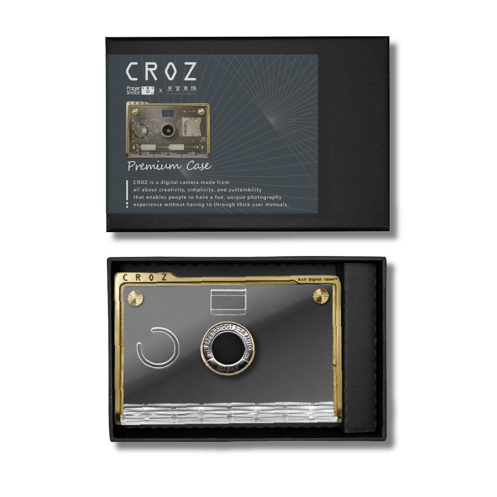 :: CROZ Premium原質經典 單殼(不含相機) :: 胡桃木單殼或晶透單殼 (附螺絲)