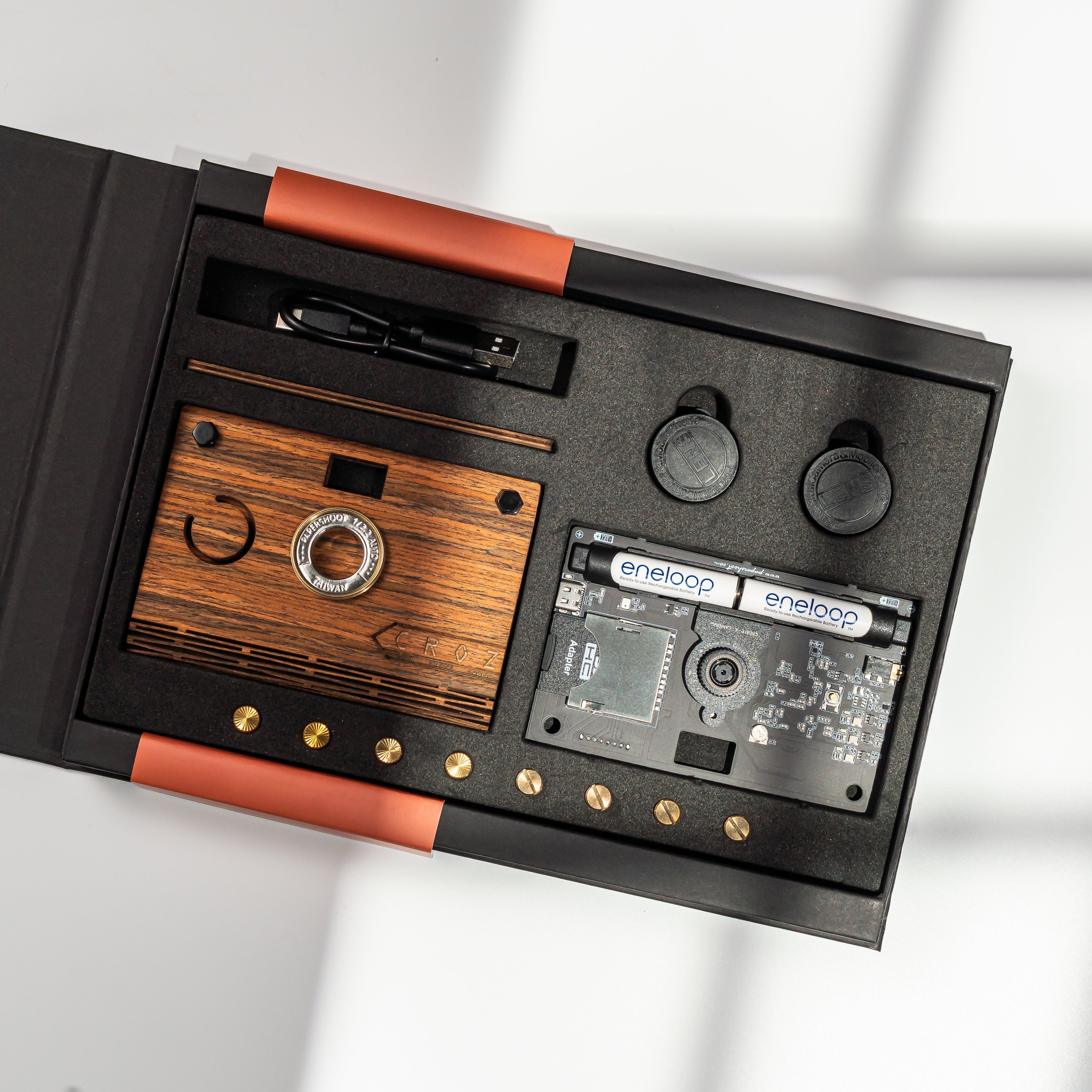 Camera Bundle - Simple Light Wood Camera Set