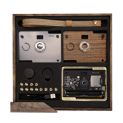【20MP】::  CROZ Vintage 摩登復古精裝相機禮盒 :: ( 內附玫瑰木單殼 & 晶透單殼 )